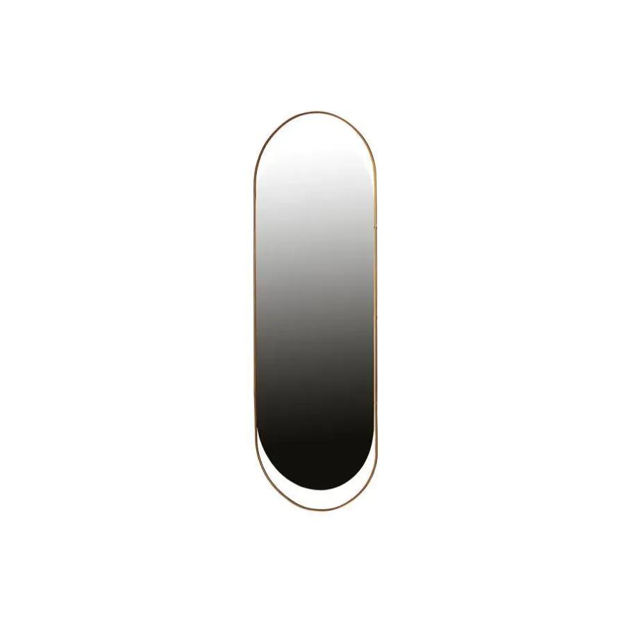 WOOOD Sanou Passpiegel Ovaal XL - Ijzer - Antique Brass - 168x60x1