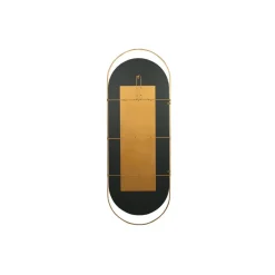 WOOOD Sanou Passpiegel Ovaal XL - Ijzer - Antique Brass - 168x60x1