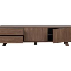 Tv Meubels-WOOOD Seppe TV-meubel - Noten fineer - Noten - 42x160x44