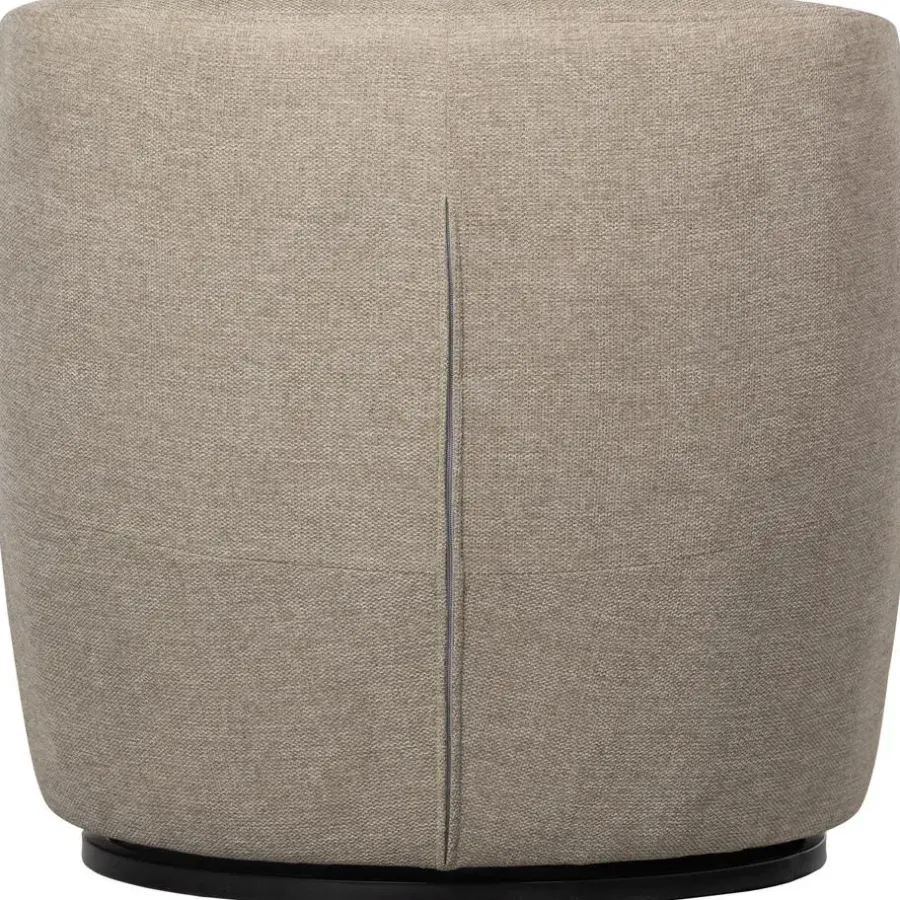 Fauteuils-WOOOD Serra Draaifauteuil - Geweven Stof - Zand - 68x70x77