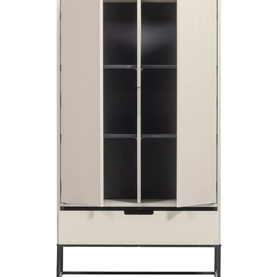 WOOOD Silas 2-Deurs Kast - Grenen - Dust - 149x85x36
