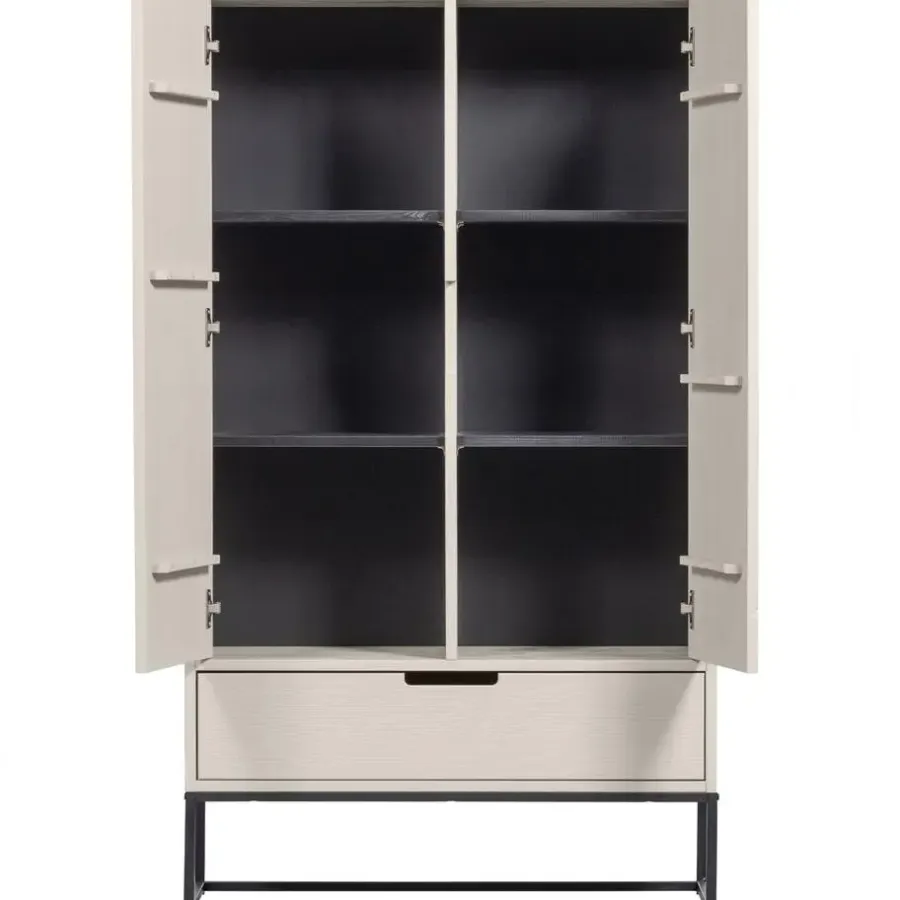 WOOOD Silas 2-Deurs Kast - Grenen - Dust - 149x85x36