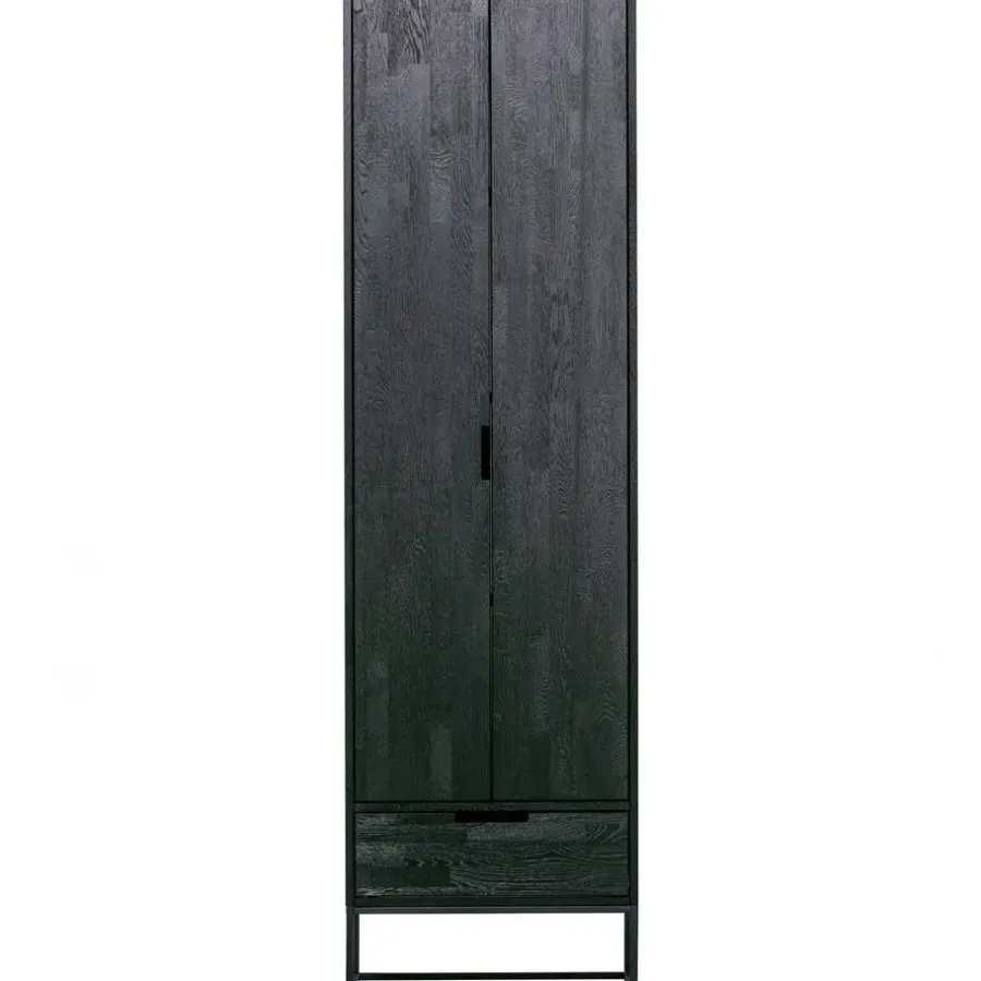 WOOOD Silas Hoge Kast - Essen - Blacknight - 210x60x36