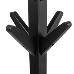 WOOOD Studio Staande Kapstok - Berken - Zwart - 178x45x45