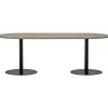WOOOD Tablo Ronde Poot - Metaal - Zwart - 73x64x64