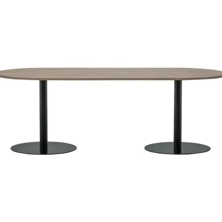 WOOOD Tablo Ronde Poot - Metaal - Zwart - 73x64x64