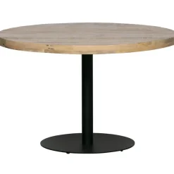 WOOOD Tablo Ronde Poot - Metaal - Zwart - 73x64x64