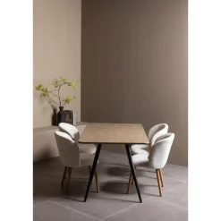 WOOOD Tablo 2-Standen Poot Conisch 1 Stuks - Metaal - Zwart - 72x79x10