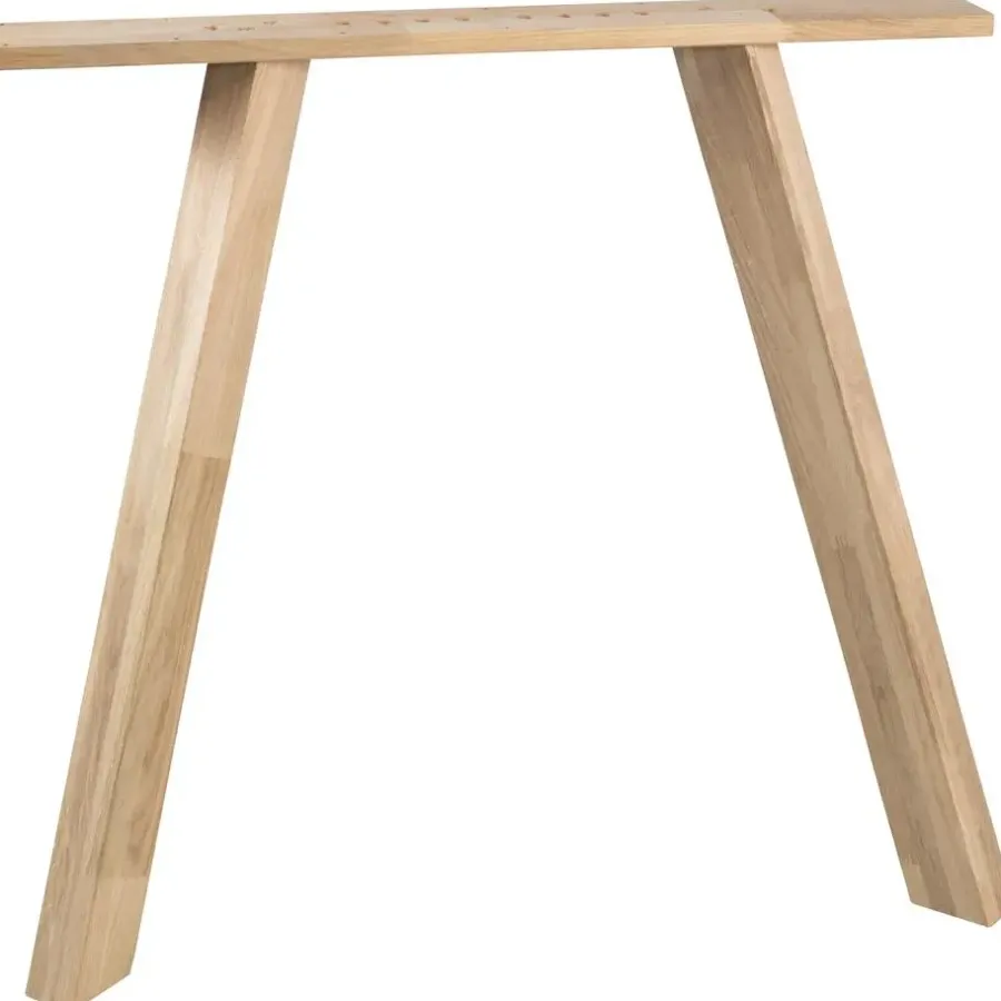 Tafelpoten-WOOOD Tablo 3-Standen Poot Vierkant Kd - Eiken - set van 2 - 79x72x10