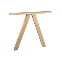 Tafelpoten-WOOOD Tablo 3-Standen Poot Vierkant Kd - Eiken - set van 2 - 79x72x10