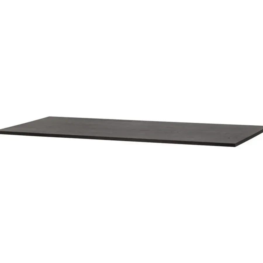 WOOOD Tablo Tafelblad - Eiken - Blacknight - 3x200x90