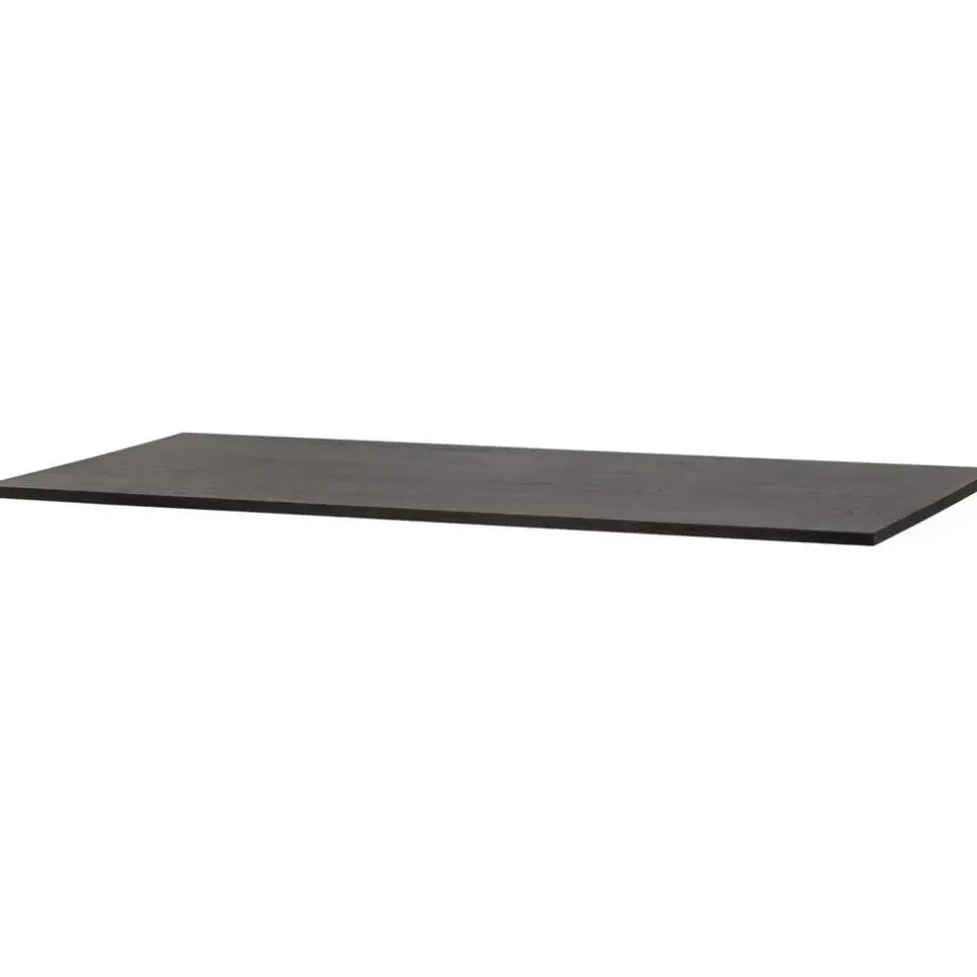 WOOOD Tablo Tafelblad - Eiken - Blacknight - 3x180x90