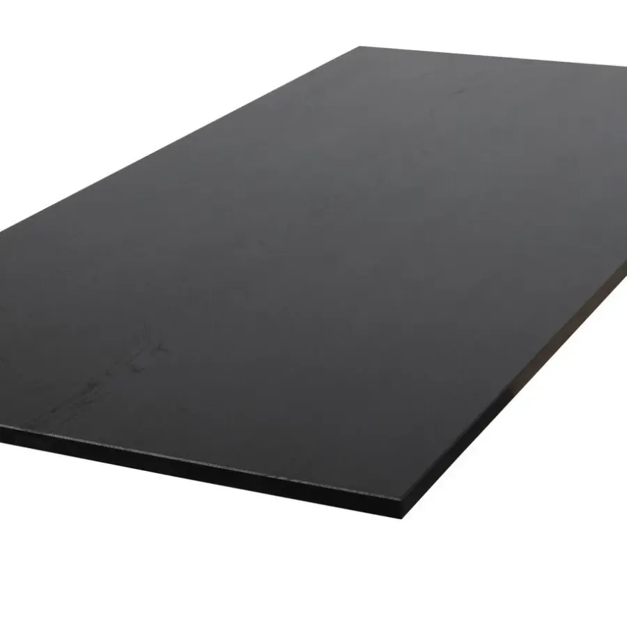WOOOD Tablo Tafelblad - Eiken - Blacknight - 3x180x90