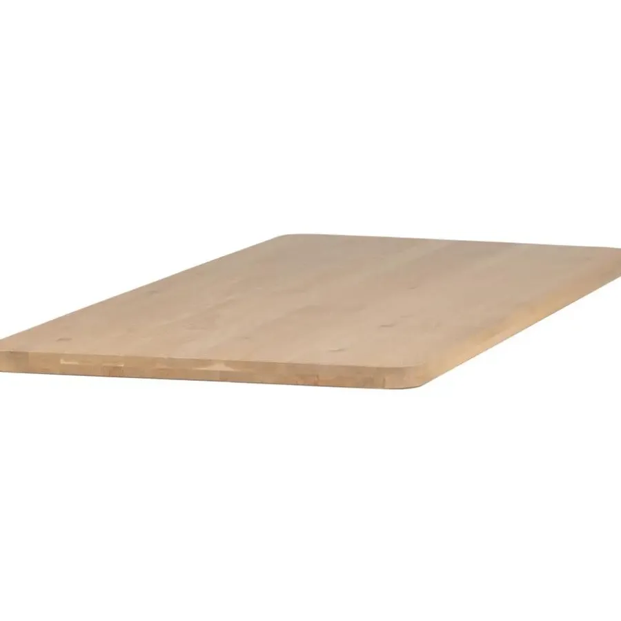 Tafelbladen-WOOOD Tablo Tafelblad Curved - Eiken - Naturel - 5x199x88