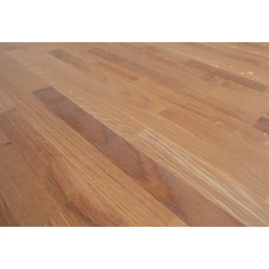 Tafelbladen-WOOOD Tablo Tafelblad Rond - Eiken - Grijze Olie - 2,4x120x120