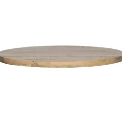 WOOOD Tablo Tafelblad Rond - Mango - White Wash - 120x120