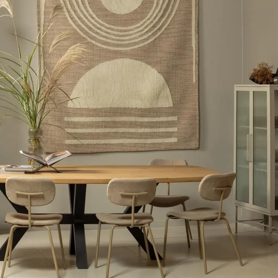 WOOOD Tablo Tafelpoot - Metaal - Zwart - 75x79x71