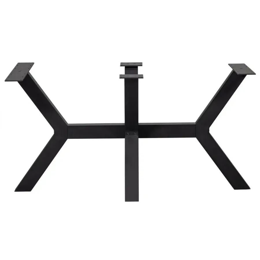 WOOOD Tablo Tafelpoot - Metaal - Zwart - 75x79x71