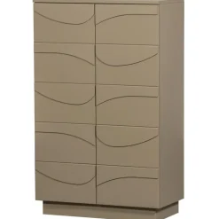 WOOOD Teo Kast - Grenenhout - Mud - 116x72x35