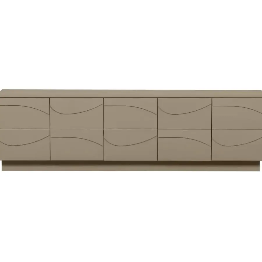 WOOOD Teo TV-Meubel - Grenen - Mud - 52x180x40