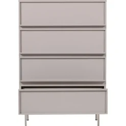 WOOOD Tours Ladekast 4 Lades - Melamine/ MDF - Zand - 102x70x42