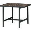 WOOOD Turn Around Bijzettafel - Hout/Metaal - Zwart - 40x50x44