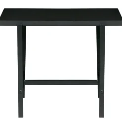 WOOOD Turn Around Bijzettafel - Hout/Metaal - Zwart - 40x50x44