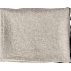 WOOOD Unique Plaid - Viscose/Linnen - Zwart/Off White - 53x49x48
