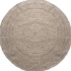 WOOOD Utopia Vloerkleed - Wol/Katoen - Naturel - 1x200x200