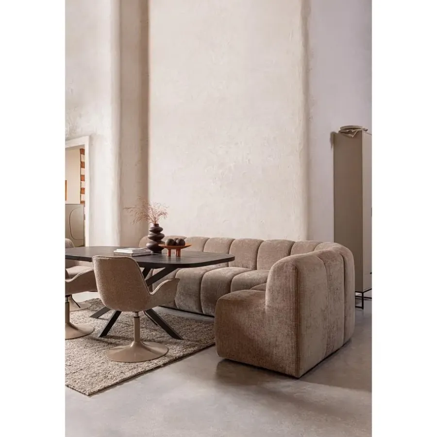 WOOOD vloerkleed Efia - Wol - Bruin Melange - 170x240 cm
