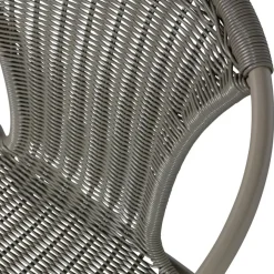 Tuinstoelen-WOOOD Weston Stoelen Buiten - Rattan/Metaal - Jungle - Set van 4
