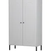WOOOD Xina Lage Kast - Grenen - Wolkengrijs - 149x90x40