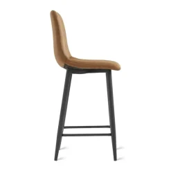 HomeMixx 2x Barkruk Jax - Microleder Cognac (Set van 2)