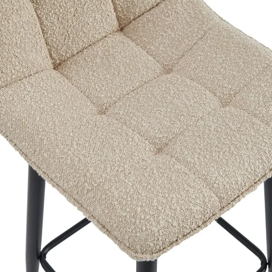 HomeMixx 2x Barkruk Yerevan - Bouclé Taupe