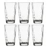 Waterglazen-Bormioli Rocco 6x Stuks tumbler waterglazen/sapglazen Diamond Dof 470 ml