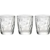Waterglazen-Bormioli Rocco 3x Stuks tumbler waterglazen/sapglazen Diamond 305 ml