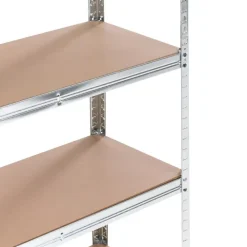 Stellingkasten-Leen Bakker XITTA - Stellingkast 5 planken - Zilver - Staal