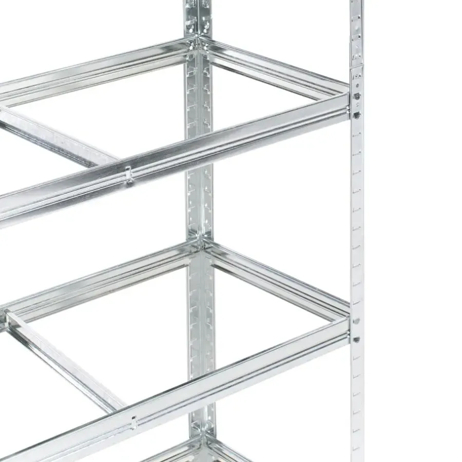 Stellingkasten-Leen Bakker XITTA - Stellingkast 5 planken - Zilver - Staal