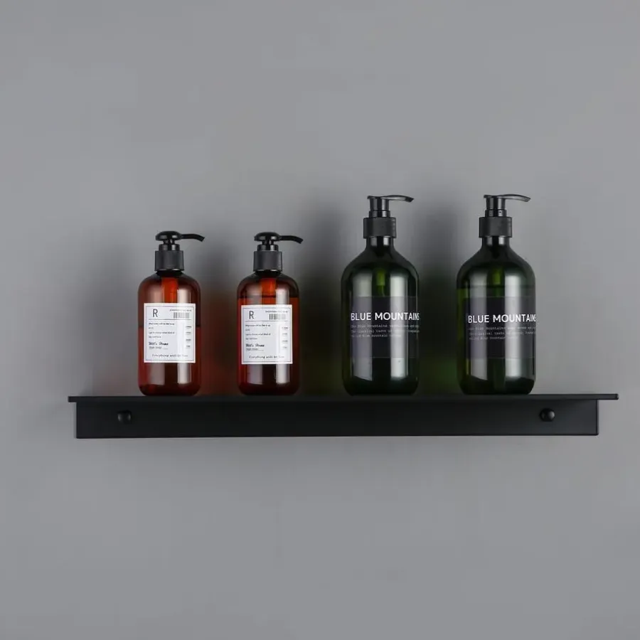 XIVADA Wandrek Rosa - Industrieel - Aluminium - Boren - Zwart - 60 cm