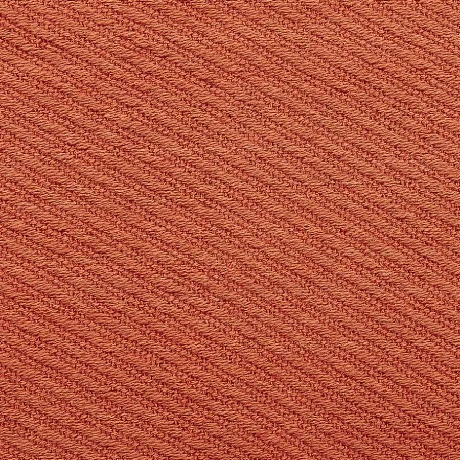 Plaids-Beliani YARSA - Plaid - Rood - 125 x 150 cm - Katoen