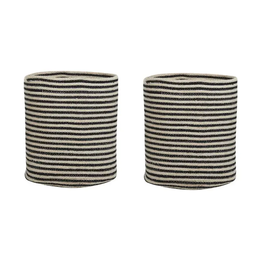 Beliani YERKOY - Mand set van 2 - Beige - Katoen
