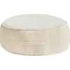 Leen Bakker YULLE - Poef - Lichtbeige - Fluweel