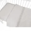 Kinderdekbedovertrekken-Zavelo Peuter Dekbedovertrek Royal Ruches Grijs 120 x 150 cm
