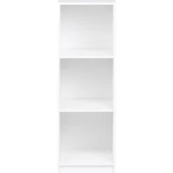 Leen Bakker ZEHNA - Boekenkast 3 planken - Wit - 40 x 40 cm - Vezelplaat
