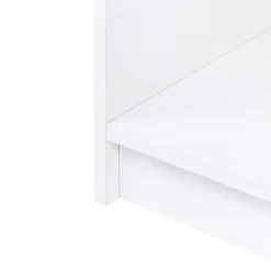 Leen Bakker ZEHNA - Boekenkast 3 planken - Wit - 40 x 40 cm - Vezelplaat