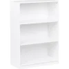 Boekenkasten|Boekenkasten-Leen Bakker ZEHNA - Boekenkast 3 planken - Wit - 80 x 40 cm - Vezelplaat