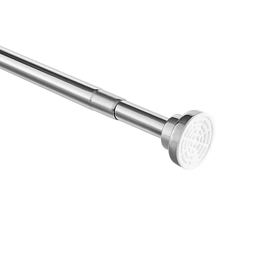 ACAZA Zelf Opspannende Gordijnroede voor Gordijn - Zilver