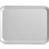 Dienbladen-Zeller kopjes dienblad rechthoek - grijs - melamine - 43 x 32 cm