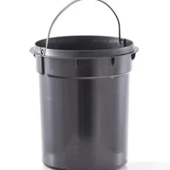 Zeller Pedaalemmer - houtprint - donkerbruin - 3 l - 26 cm