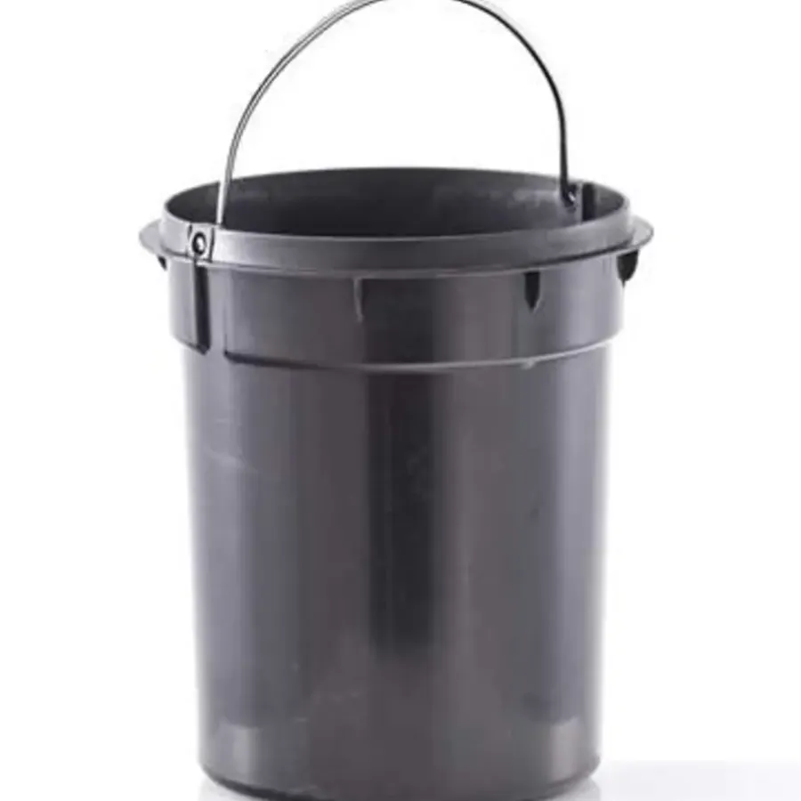 Zeller Pedaalemmer - houtprint - donkerbruin - 3 l - 26 cm